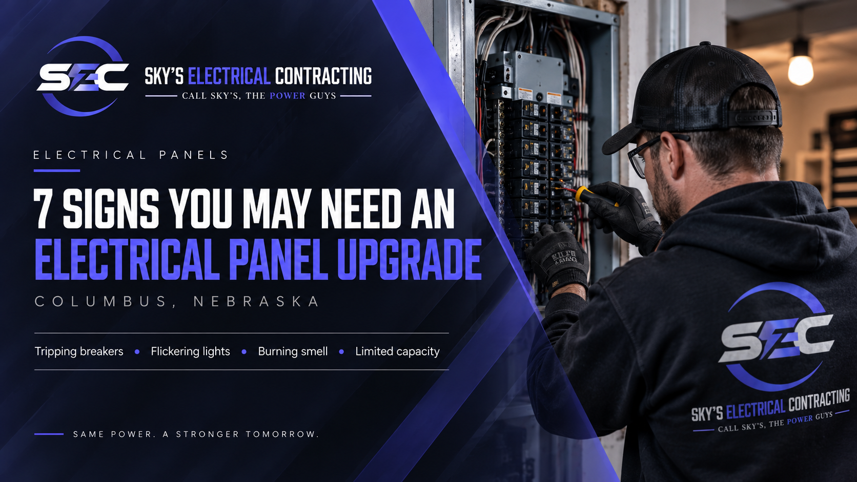 7 Signs You May Need an Electrical Panel Upgrade in Columbus, Nebraska