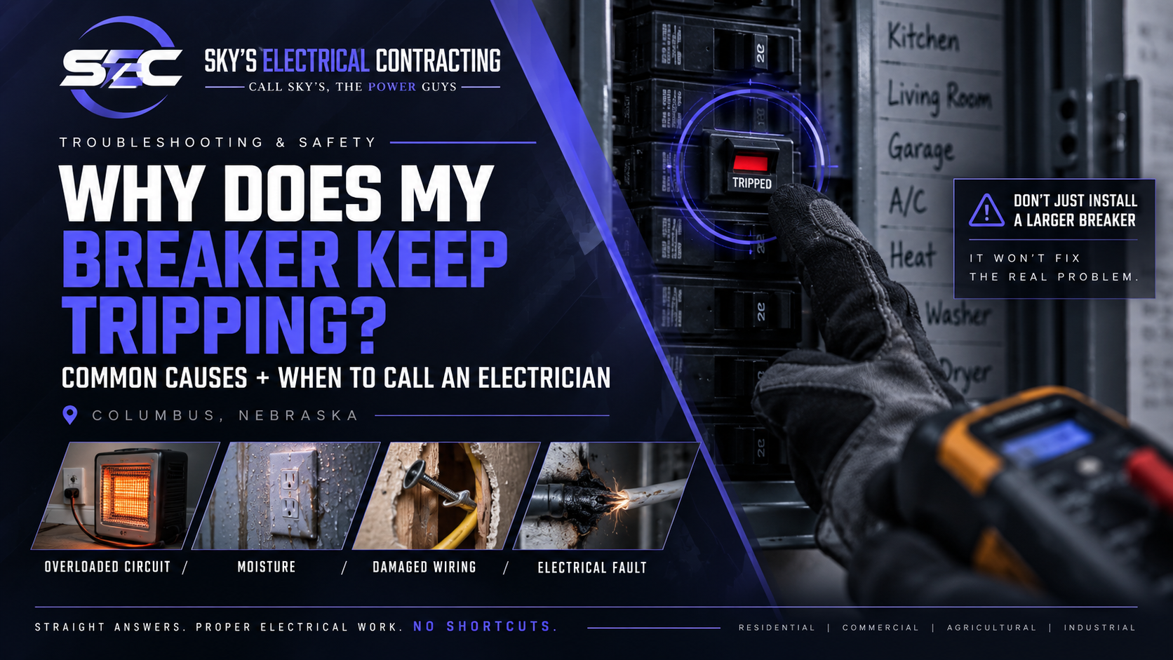 Why Does My Breaker Keep Tripping? Common Causes and When to Call an Electrician